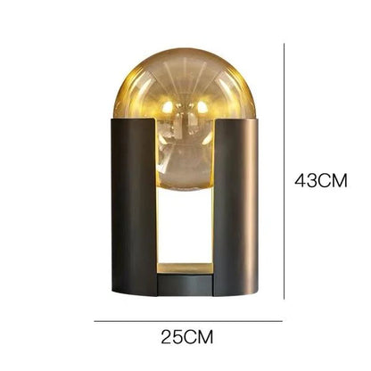 Obsidian Table Lamp